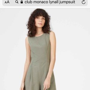 Club Monaco jumpsuit size 6